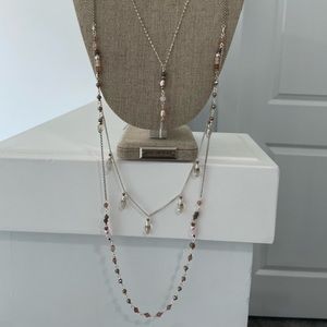 🍀 Lucky Brand multi layered necklace